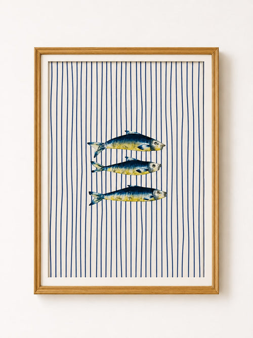 Coastal Drift – 3D Fish Wall Art