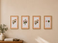 Handpainted Floral Pink Frames (each)