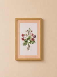 Handpainted Floral Pink Frames (each)