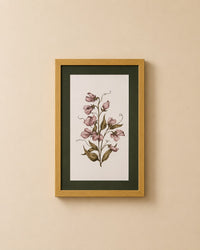 Handpainted Floral Green Frames (each)