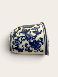 Blue Pottery Wall Planter set of 3