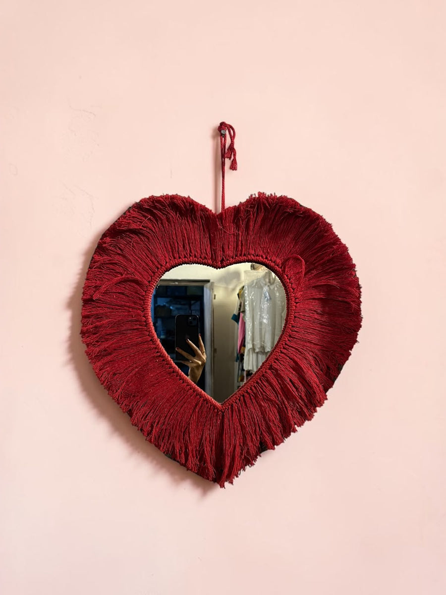 MACRAME MIRROR WALL ART