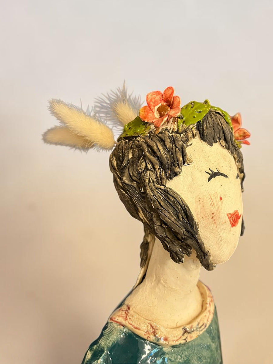 Ceramic Girl Vase