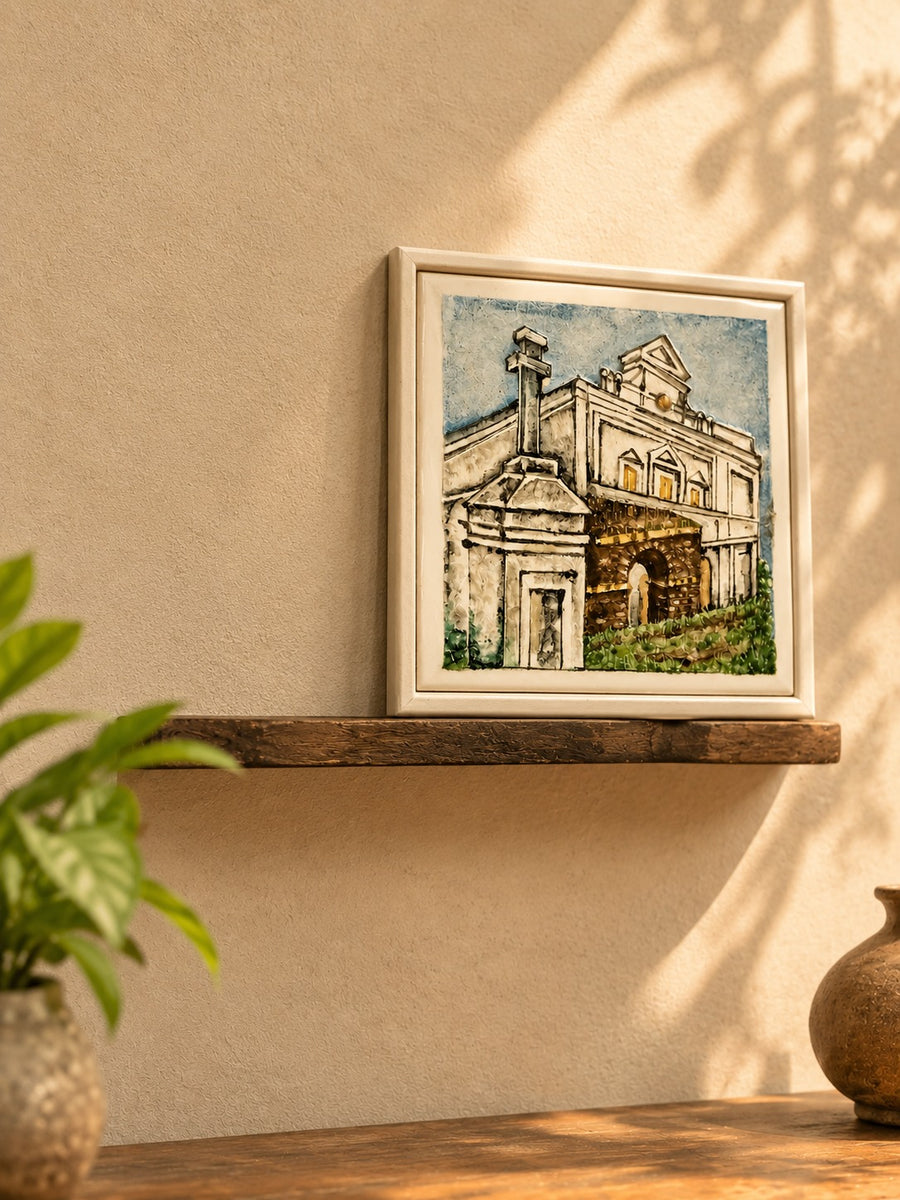 Heritage Hand-Painted Tile Frame