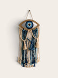 Macrame Evil Eye Hanger.