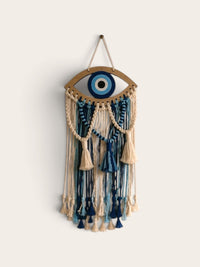 Macrame Evil Eye Hanger.
