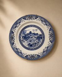 Blue Landscape Ceramic Wall Plate