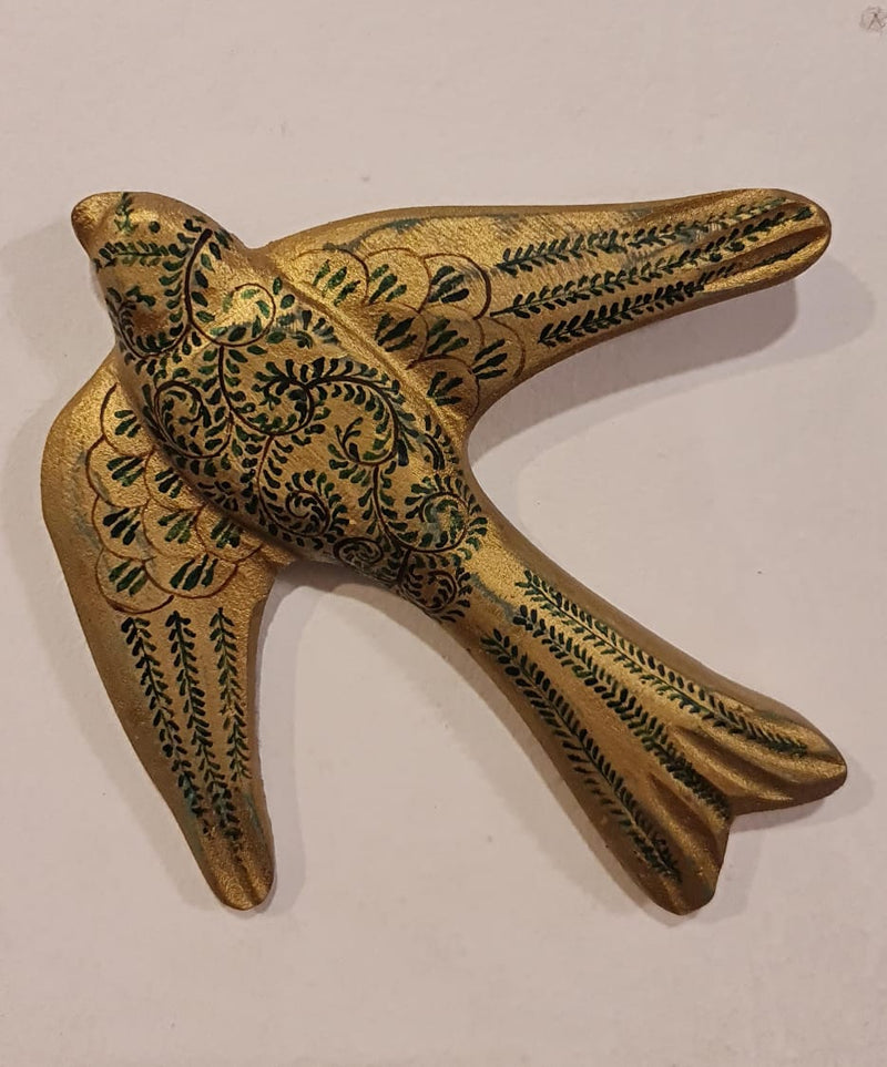 Handcrafted Wooden Bird Décor