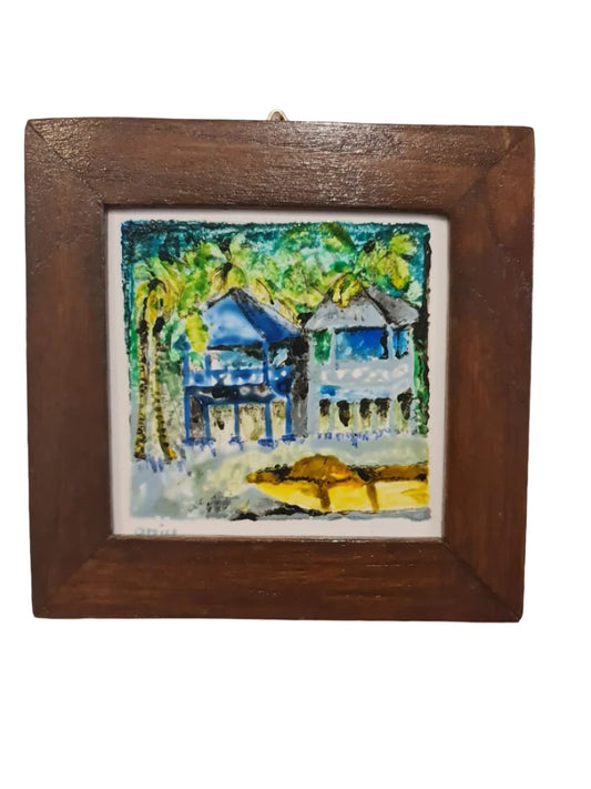 Painted Tile Goan Frame