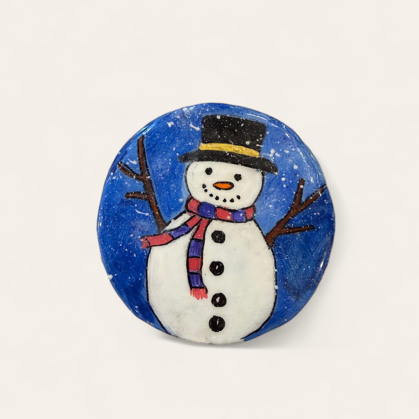 set of 4 santa coaster