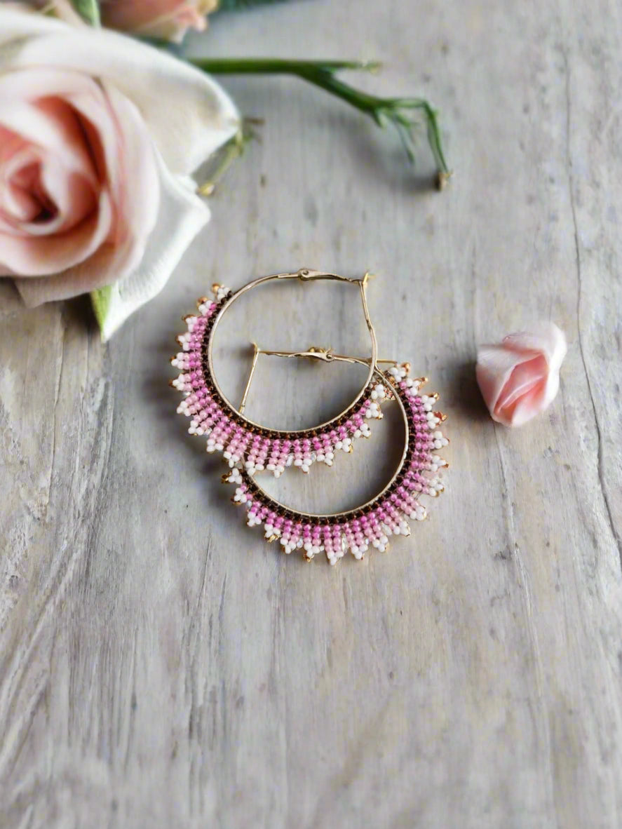 Lavendor Pink Hoop