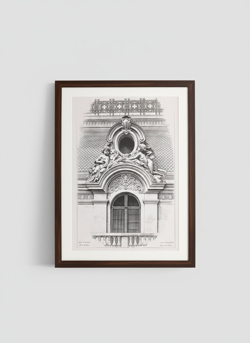 Framed Architectural Artwork