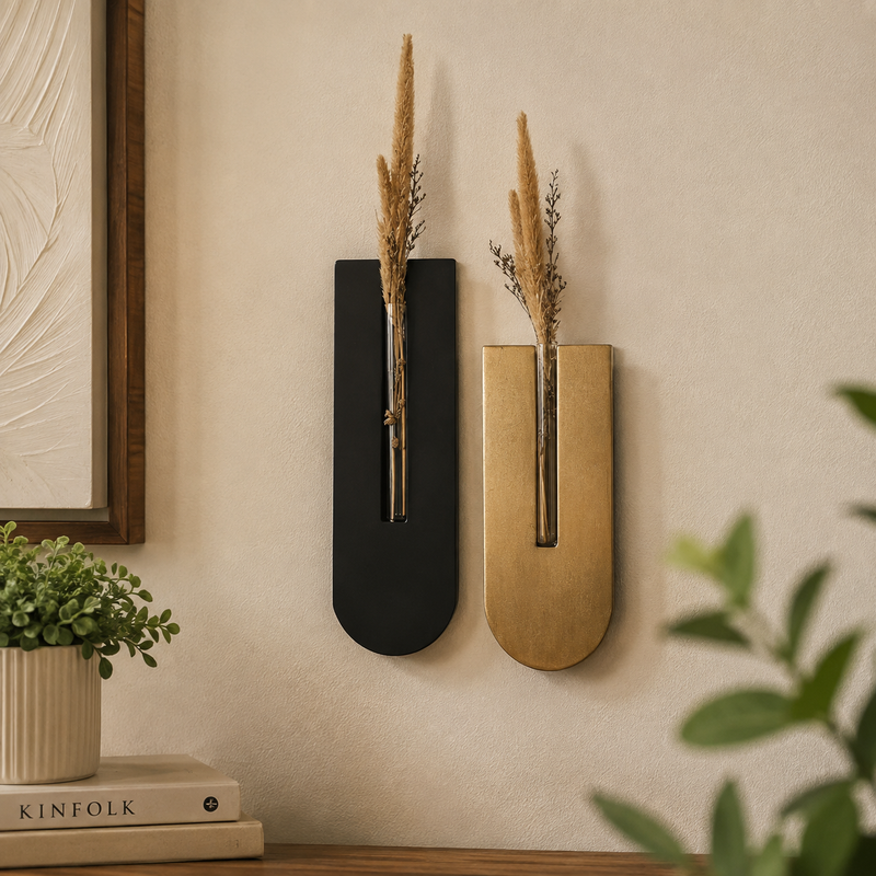 Minimalist Wall Test Tube Vase Set