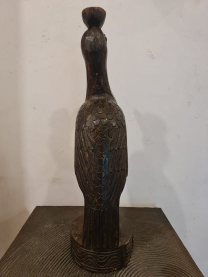Wooden bird Candle Stand
