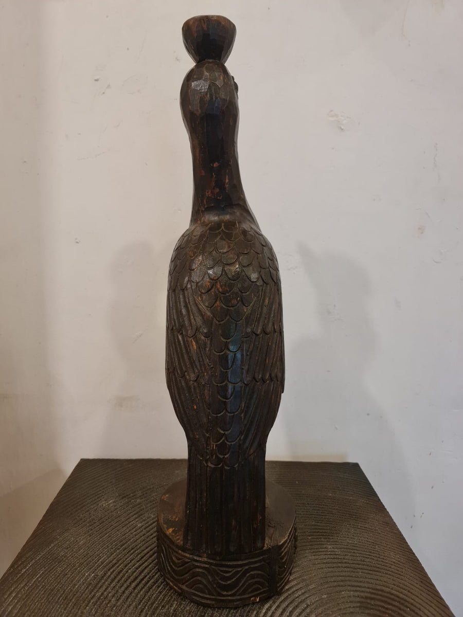 Wooden bird Candle Stand