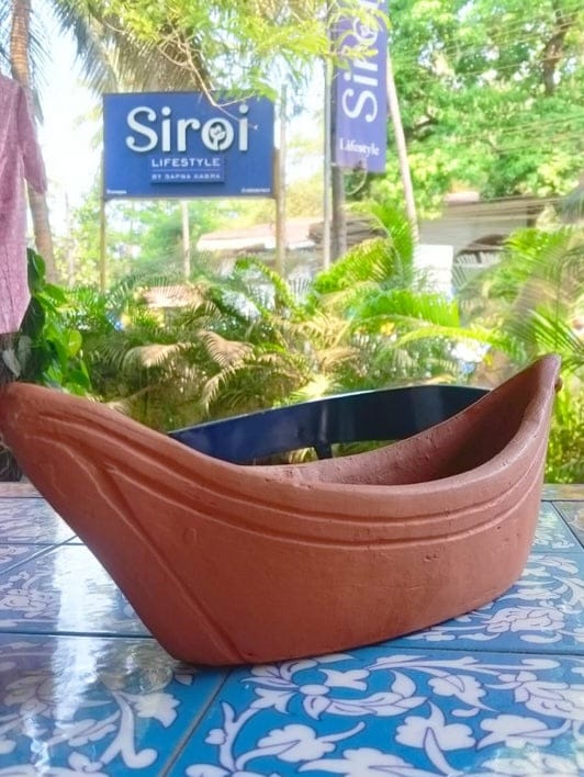 Terracotta Boat Planter