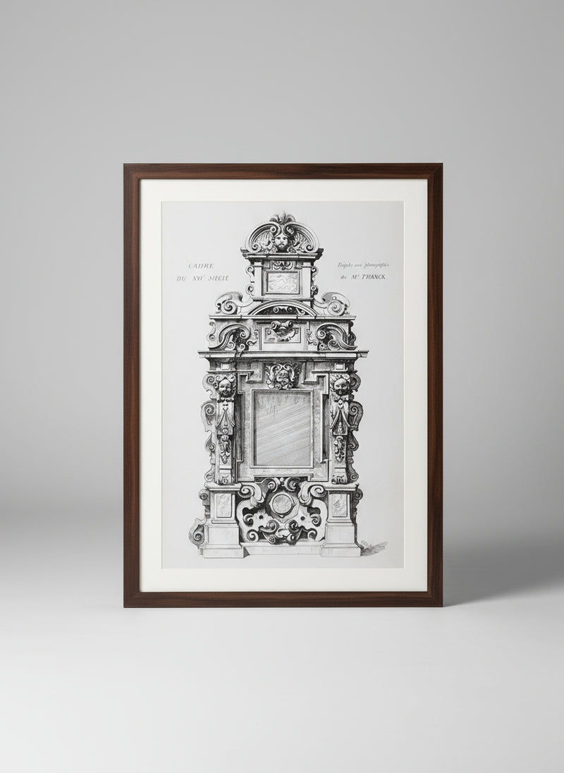 Framed Architectural Artwork
