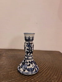 Blue Pottery Small Candle Stand Each
