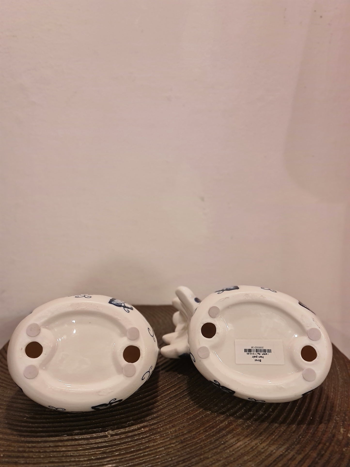 Pair of Ceramic Rooster
