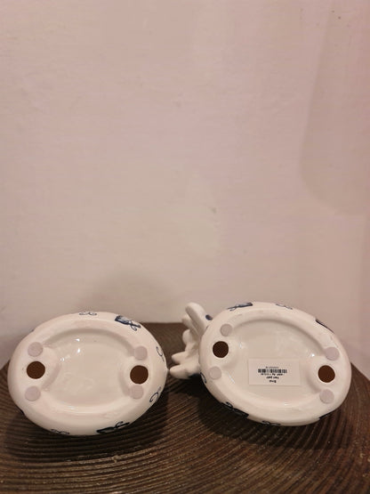 Pair of Ceramic Rooster
