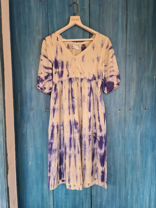 Hand Dyed Wrap Dress