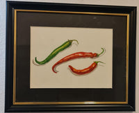 Wall Art Chillies