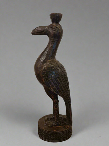 Wooden bird Candle Stand