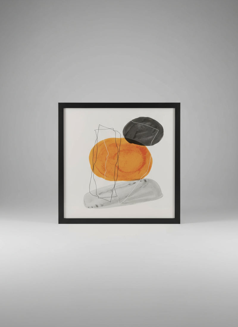 Modern Abstract Composition Framed Wall Art