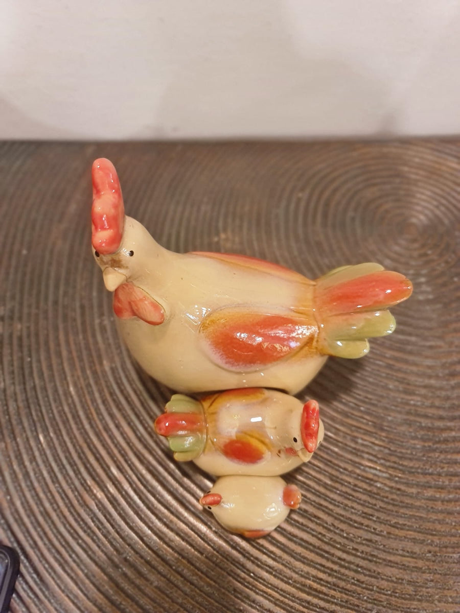 Hen Decor Set Of 3