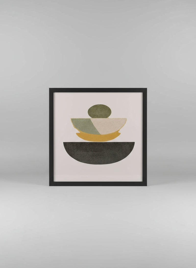 Abstract Balance Framed Wall Art