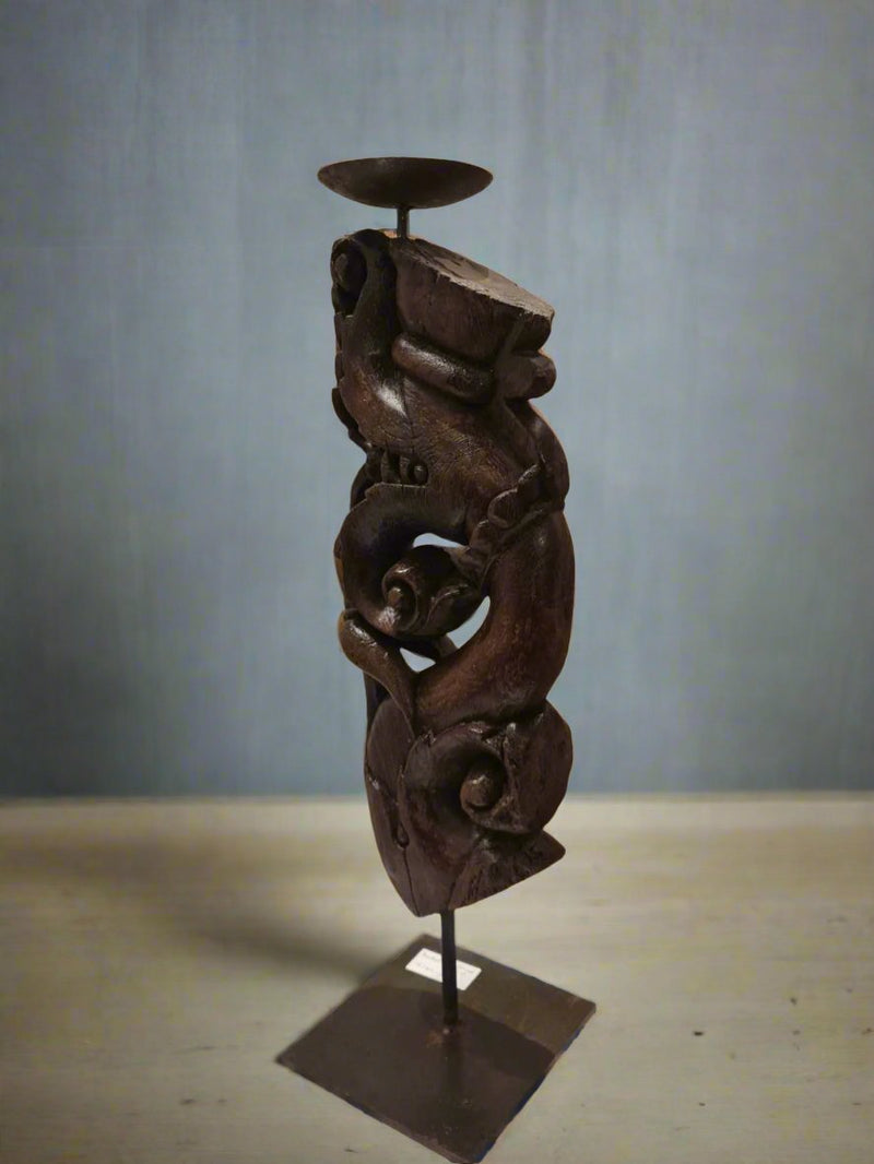 Antique Wooden Bracket with Stand