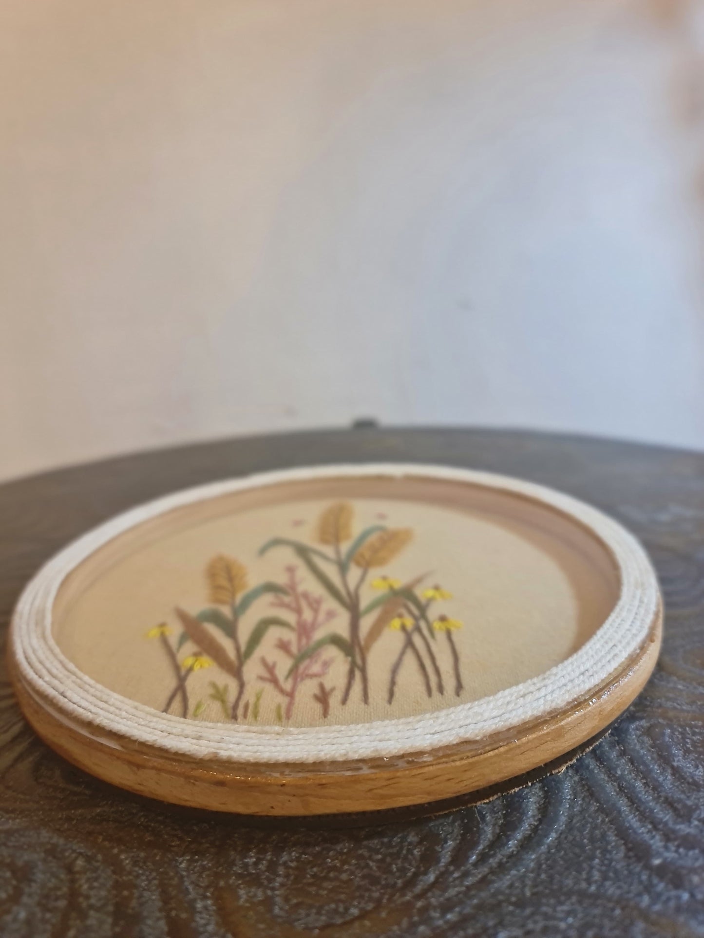 Hand Embroidered Art hoop