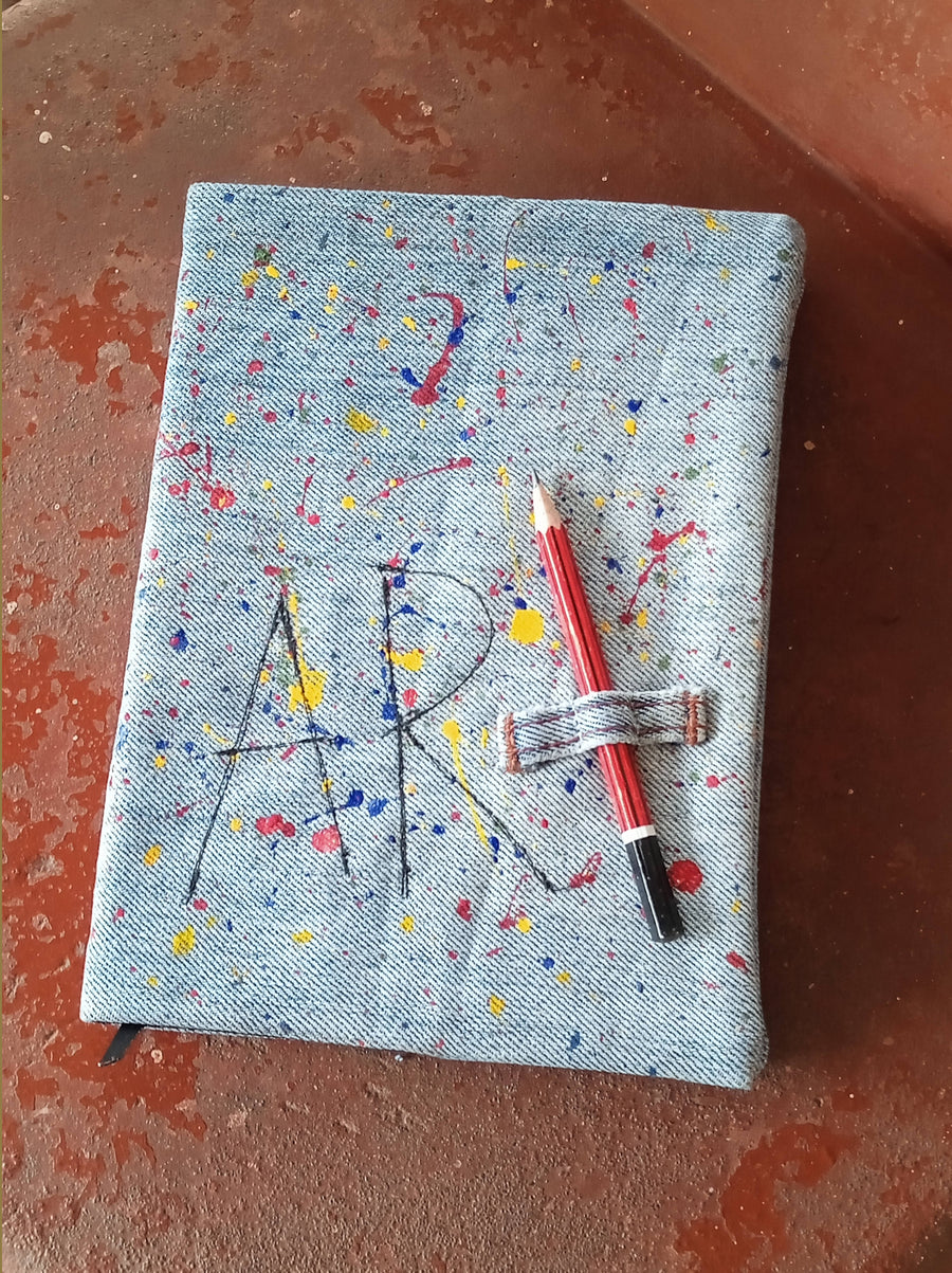 Denim Covered Artists Sketch Book