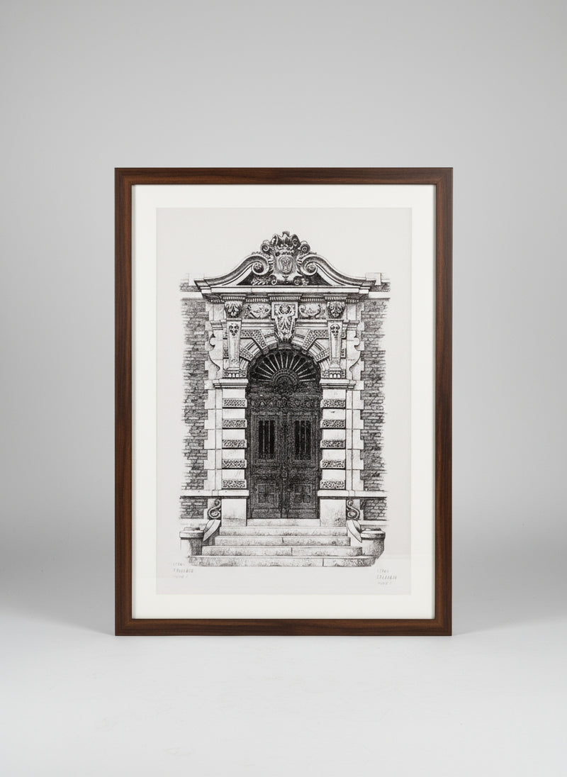 Framed Architectural Artwork