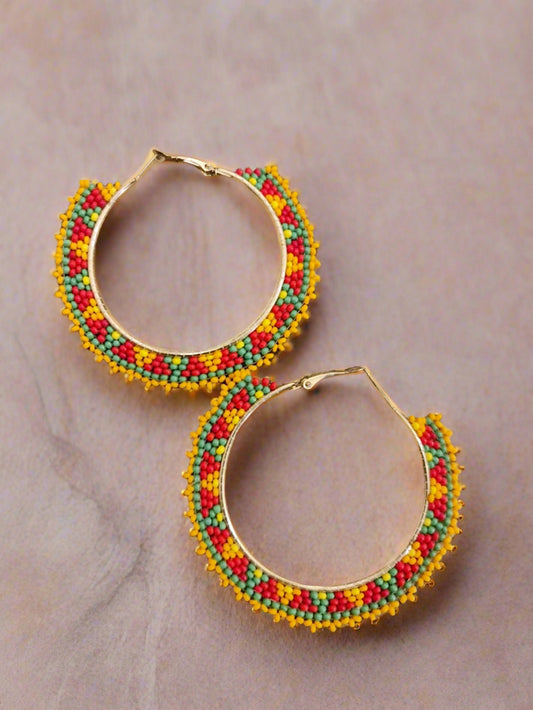 Sunshine Yellow Hoop