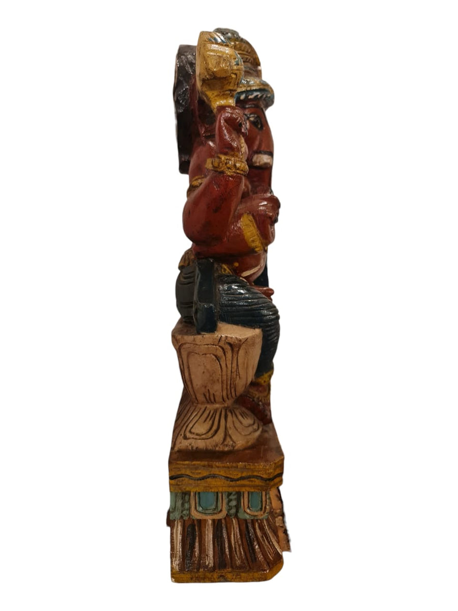 Wooden Decor Ganesh