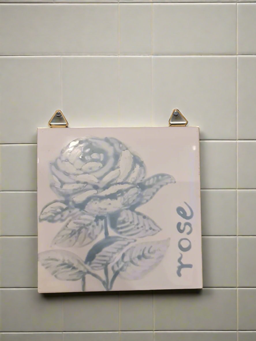 Painted Tile Rose