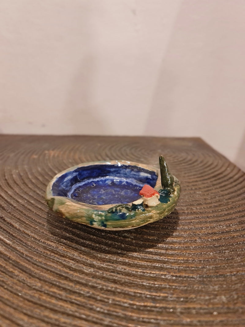 Blue Lagoon Mini Ceramic Bowl