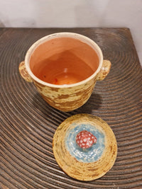 Mushroom Lid Ceramic Jar