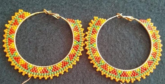 Sunshine Yellow Hoop