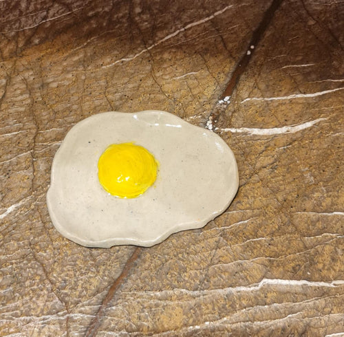 Ceramic Fried egg