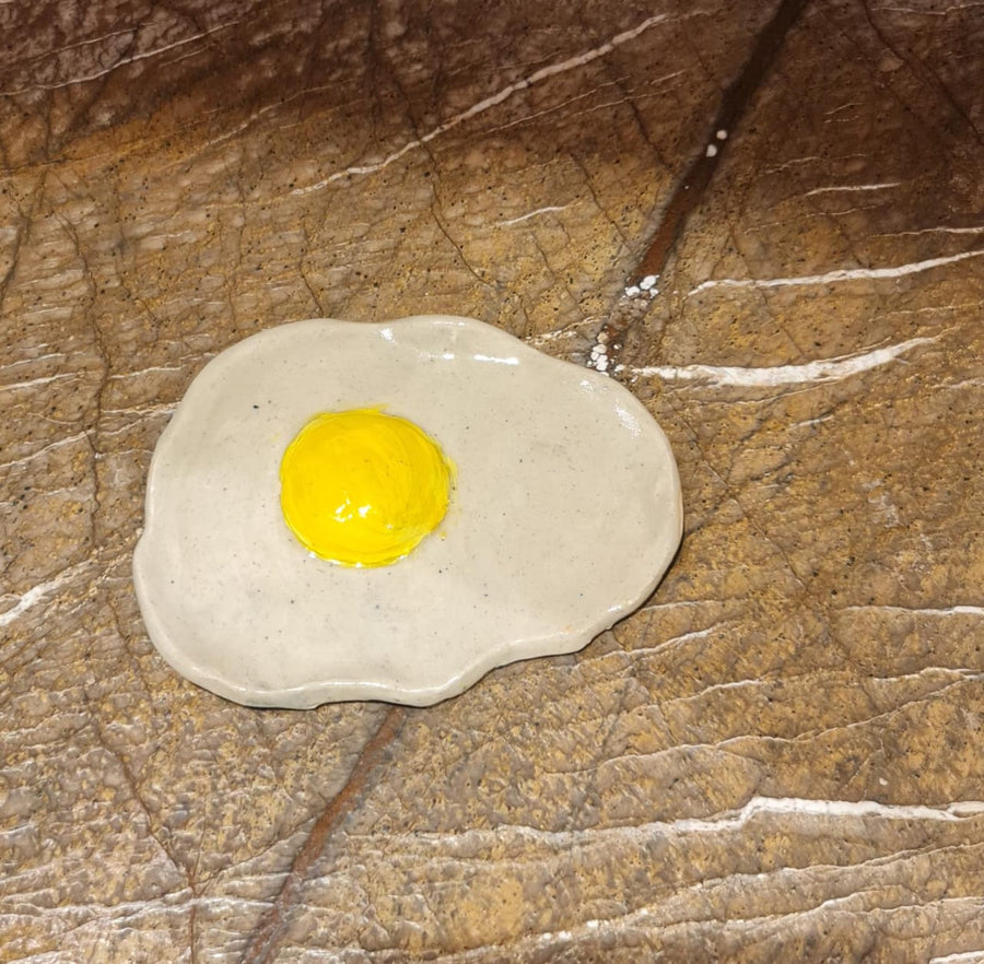 Ceramic Fried egg