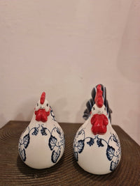 Pair of Ceramic Rooster