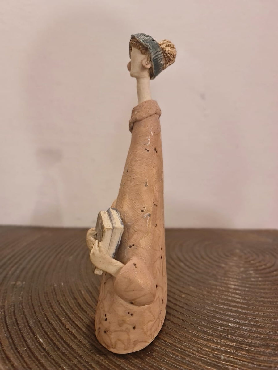 Lady With Book incense holder