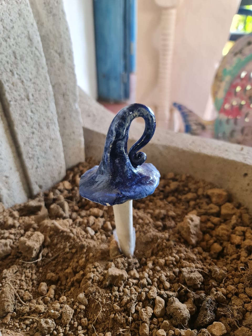 Ceramic mushroom