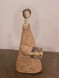 Lady With Book incense holder