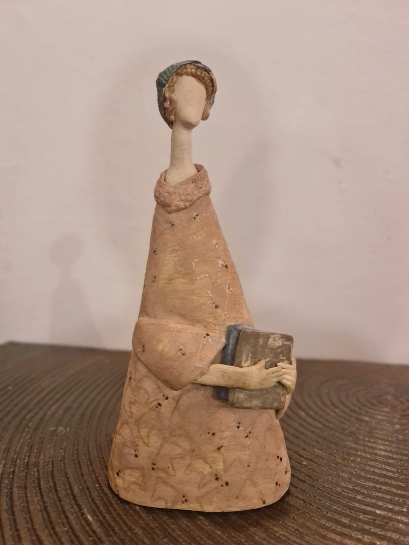 Lady With Book incense holder