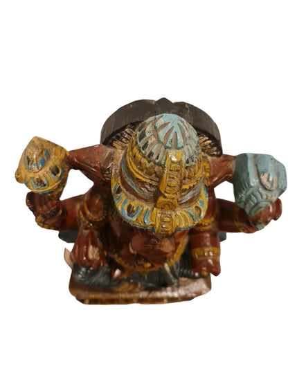 Wooden Decor Ganesh