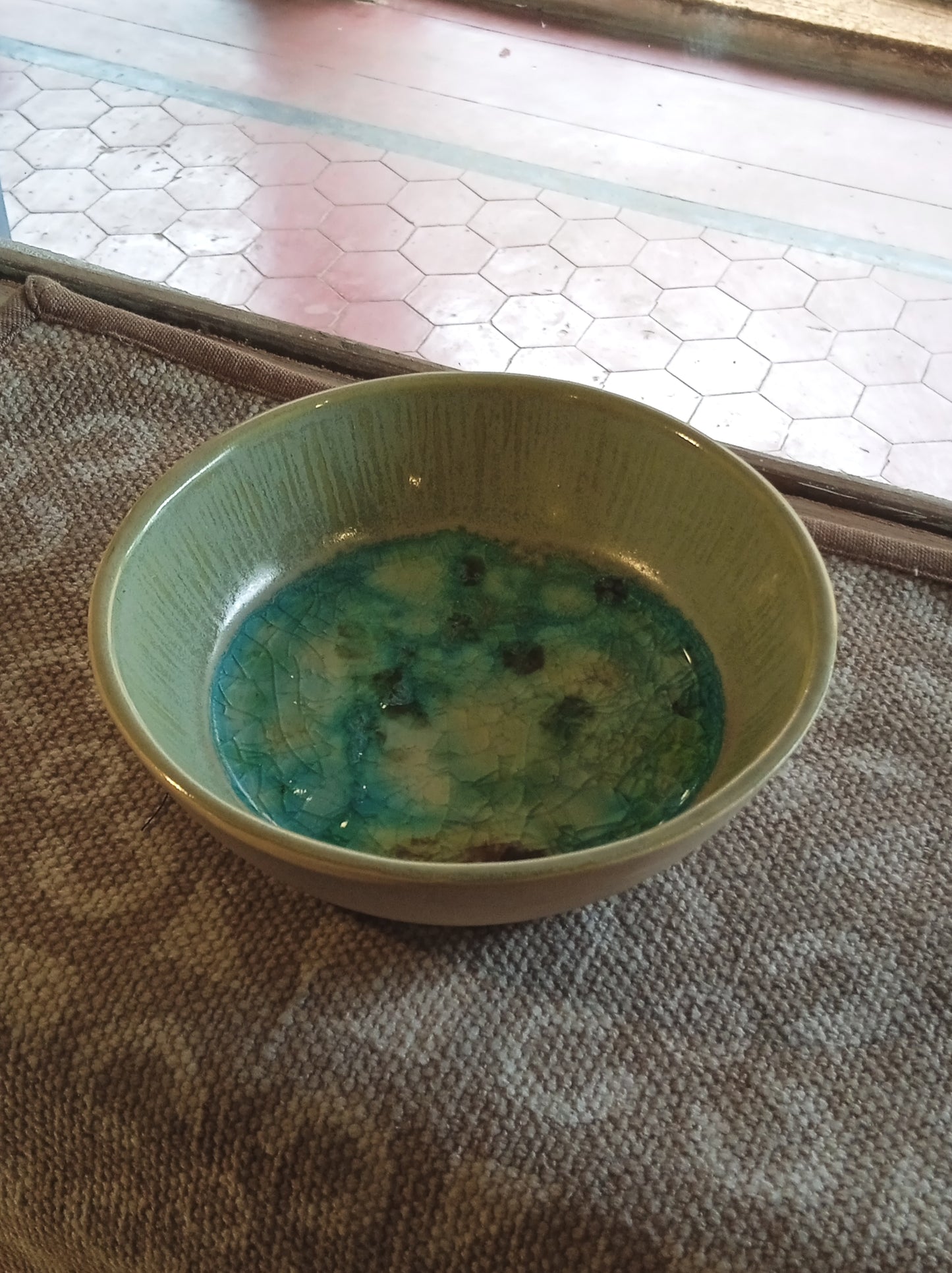 Ceramic Green Bowl