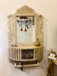 Small Mirror Beige